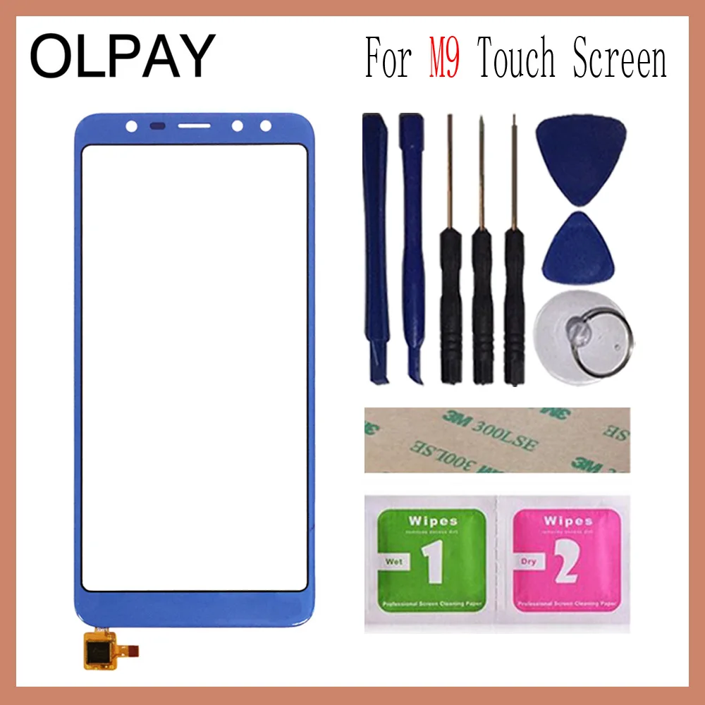 OLPAY 5 дюймов для Leagoo M9 сенсорный экран дигитайзер панель передняя внешняя