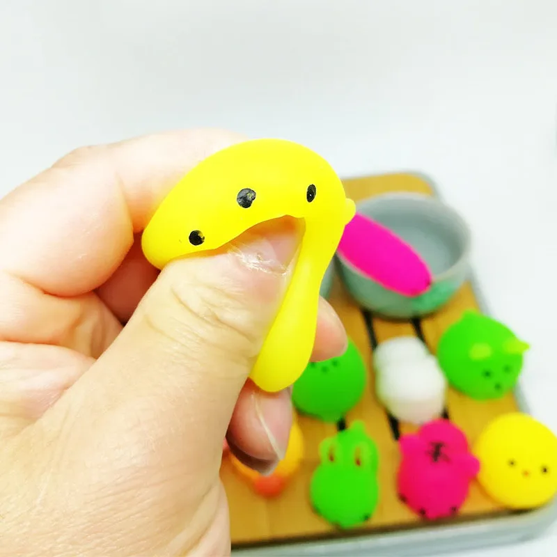 U miss Mini Mochi Squeeze Fun Gags мягкие игрушки животные Тигр Морская звезда медведь Лев