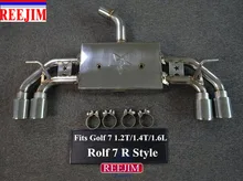 SISTEMA DE ESCAPE SILENCIADOR PARA MK7 Golfe CAT-BACK 1.2 T/1.4 T/1.6L Modifed para Golf R Estilo