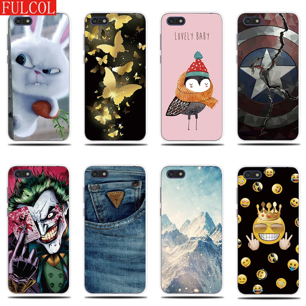 

Silicone Case For Huawei Y5 Prime 2018 Cover Rabbit Butterfly Pattern Phone Soft Shell Couqe For Huwei Y5 Y 5 2018 Cover Case