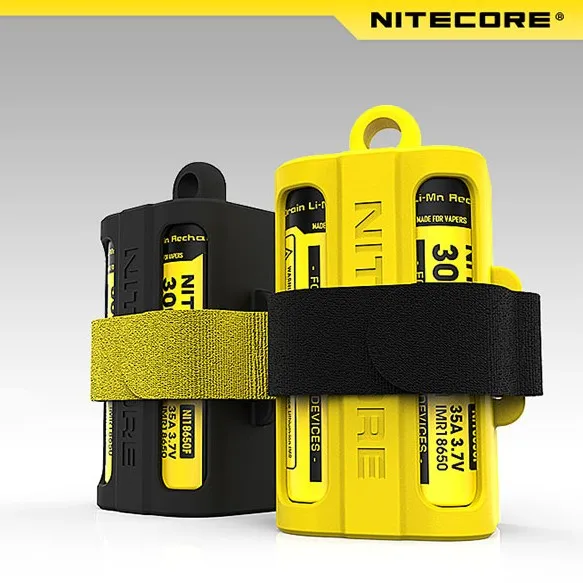 Nitecore 18650 чехол для аккумулятора Nitecore NBM40 силиконовый чехол-держатель коробка для хранения портативный аккумулятор журнал