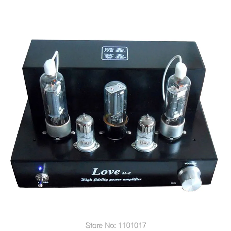 

Xinxin 6P13P Vacuum Tube Audio Amplifier HIFI EXQUIS Class A Parallel Handmade Lamp Amp 5w*2