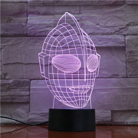 

Cartoon Ultraman Night Light Led Figure Novelty Lighting Children Kids Boys Gift Manga Japanese Anime Desk Lamp Ultraman Bedroom