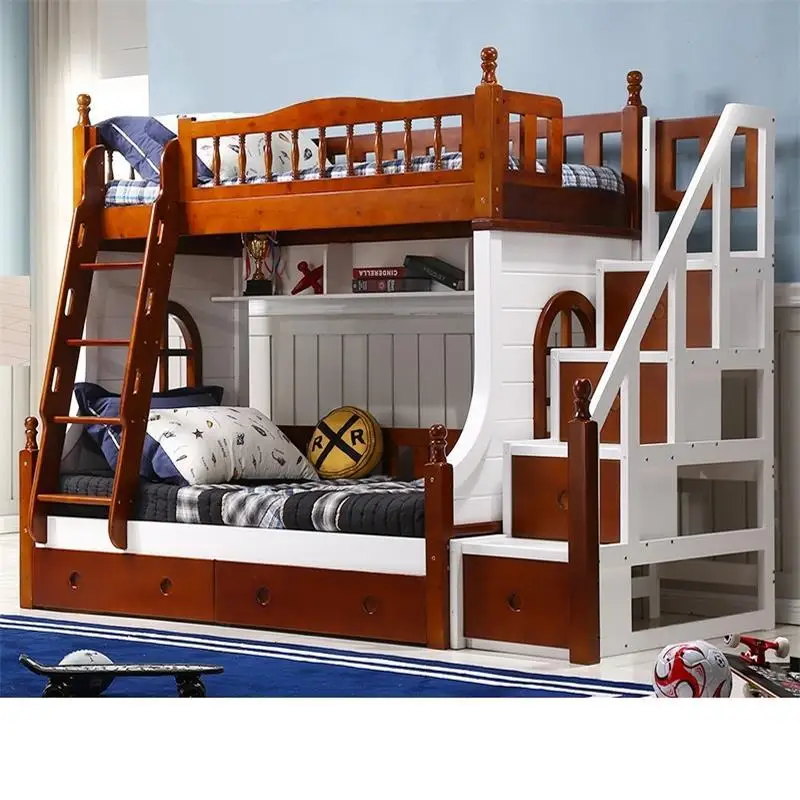 مجموعة سطح Letto هل A كاستيللو قورتو Literas ماديرا إطار غرفة Moderna غرفة نوم الأثاث كاما Mueble دي Dormitorio سرير طبقي مزدوج