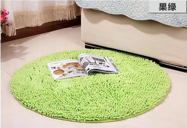 13 Colors Round Chenille Soft Nonslip Carpet Rug Floor Mats Seat 13 Colors Round Chenille Soft Nonslip Carpet Rug Floor Mats Seat Cushion Yoga Mat Bedroom Living
