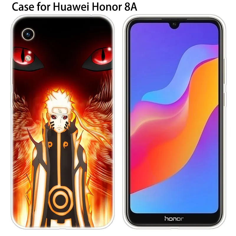 Силиконовый чехол для Huawei Honor 20 8A 7A Pro 10 9 8 Lite View 7S 8S 8X 7X 6X 8C 20i 10i Play из ТПУ с аниме