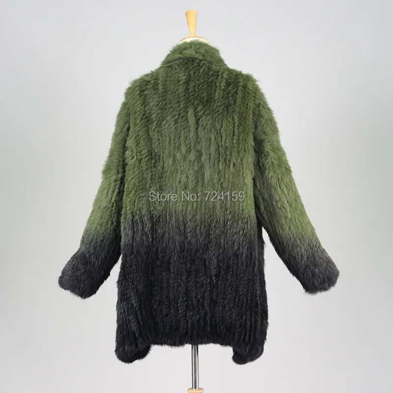 QIUCHEN PJ160 топ модная юбка полный женский стиль вязаное пальто из натурального кроличьего меха натуральный мех куртка зимняя Dressrabbit мех