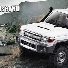 1/10 Toyota Land Cruiser LC70 обвесы Набор Для осевой SCX10 RC8WD TF2 LWB AX90047/ax90046/ax90037