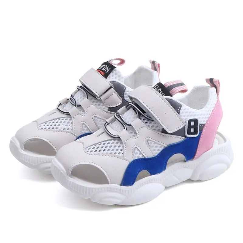 

LAIBEITAI Kids sneaker running shoes summer sandals tennis shoes kids kids sneakers hole mesh shoes boys girls