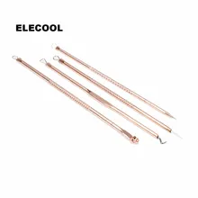 Elecool 4 шт./компл. для удаления угрей, акне иглы акне чистящий экстрактор инструмент Красота уход за кожей лица чист инструменты