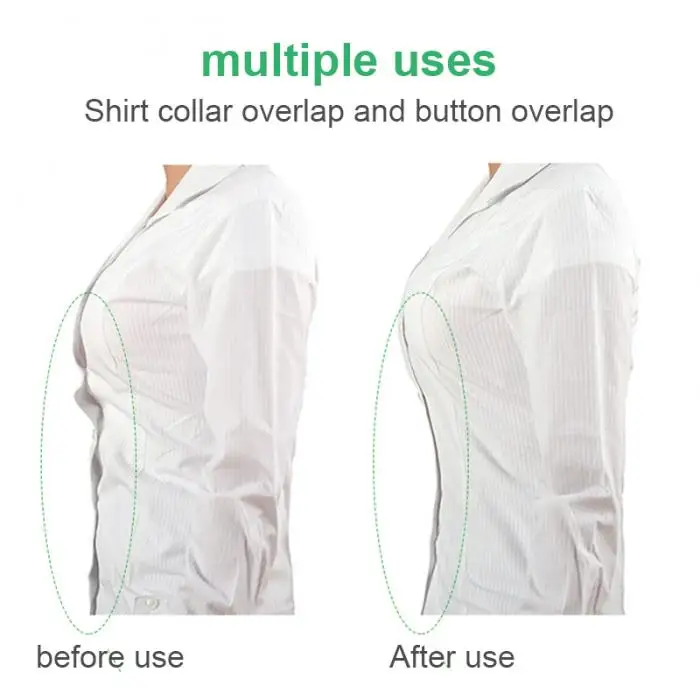 Рубашка воротник нижнее белье противоскользящие наклейки клейкая лента длительный прочный для женщин P7Ding