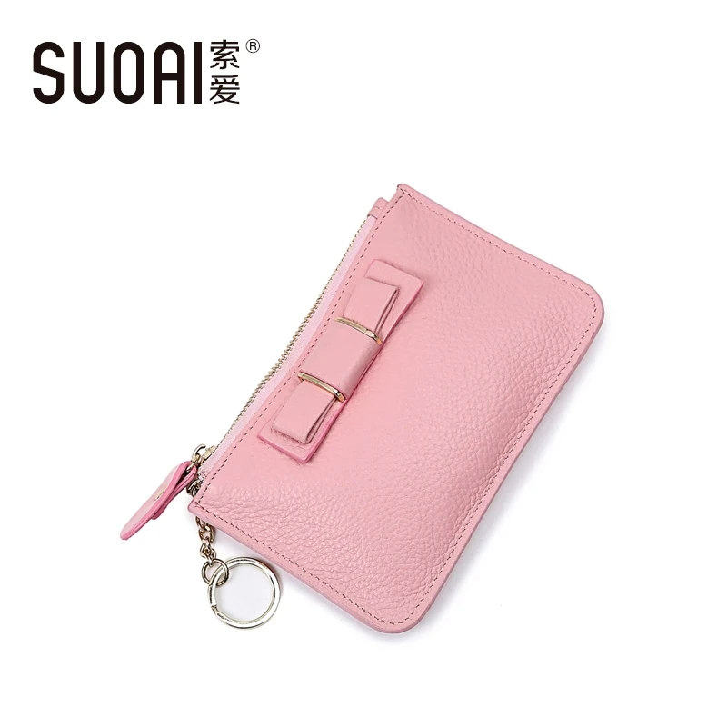 SUOAI 2016 New Arrive Coin Purses Women Cute Mini Wallets Fashion Bow Girls Little Purse -in ...