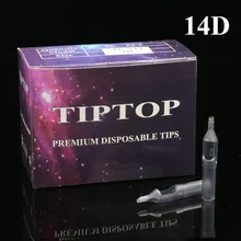 100 шт серые одноразовые татуировки 14DT стерильные Ассорти пластиковые классические татуировки Советы для татуировки машины