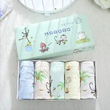 5 шт./партия, г., новые трусы-боксеры для мальчиков, От 3 до 13 лет нижнее белье с рисунком Мартышка, детские трусы для мальчиков, трусы для мальчиков