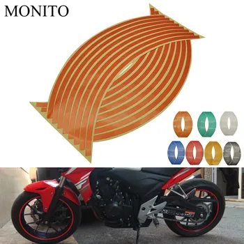 

Hot Motorcycle Wheel Sticker Reflective Decals Rim Tape Strip For YAMAHA XMAX 125/250/300/400 Iron Max NMAX 125 R120 Accessories