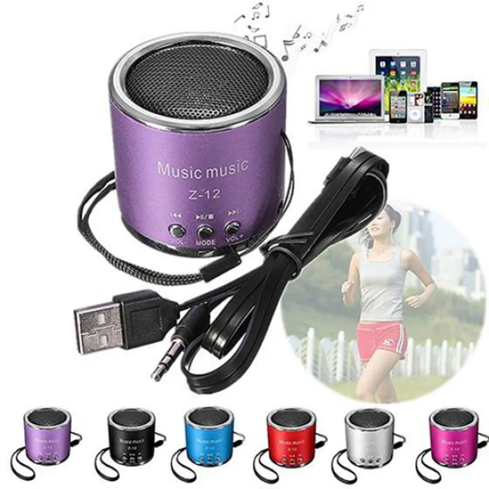 

Speaker Portable mini Speaker Amplifier FM Radio USB Micro MP3 Player 3 Charging 3.5mm Audio Cable