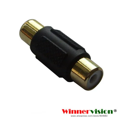

10 pcs RCA Female to RCA Female Connector for CCTV Camera freeshipping