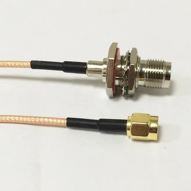 1 шт. SMA штекер для TNC женский переборка гайка Соединительный кабель RG316 по оптовой цене Быстрая 15 см " адаптер для беспроводного модема