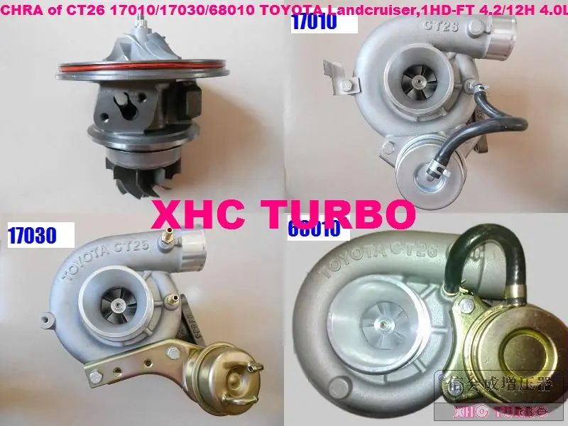 

NEW Cartrige of CT26 17201 17010 17030 68010 Turbocharger for TOYOTA Landcruiser TD,1HD-T 4.2L 204HP,12H-T 4.0L 136HP
