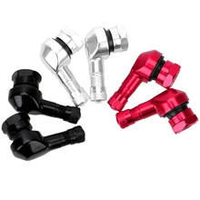 LEEPEE, аксессуары для шин, 1 пара, 11,3 мм, угол 90 градусов, бескамерный клапан для шин, стебли для мотоцикла, алюминиевый стержень клапана