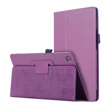 

Litchi PU Leather Cover Case for Huawei Mediapad M5 8.4 SHT-AL09 SHT-W09 8.4 inch Tablet + Stylus Pen + PET Screen Protector