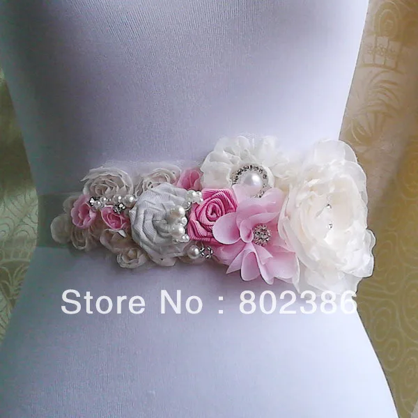 

Free Shipping Flower Girl Sash Belt