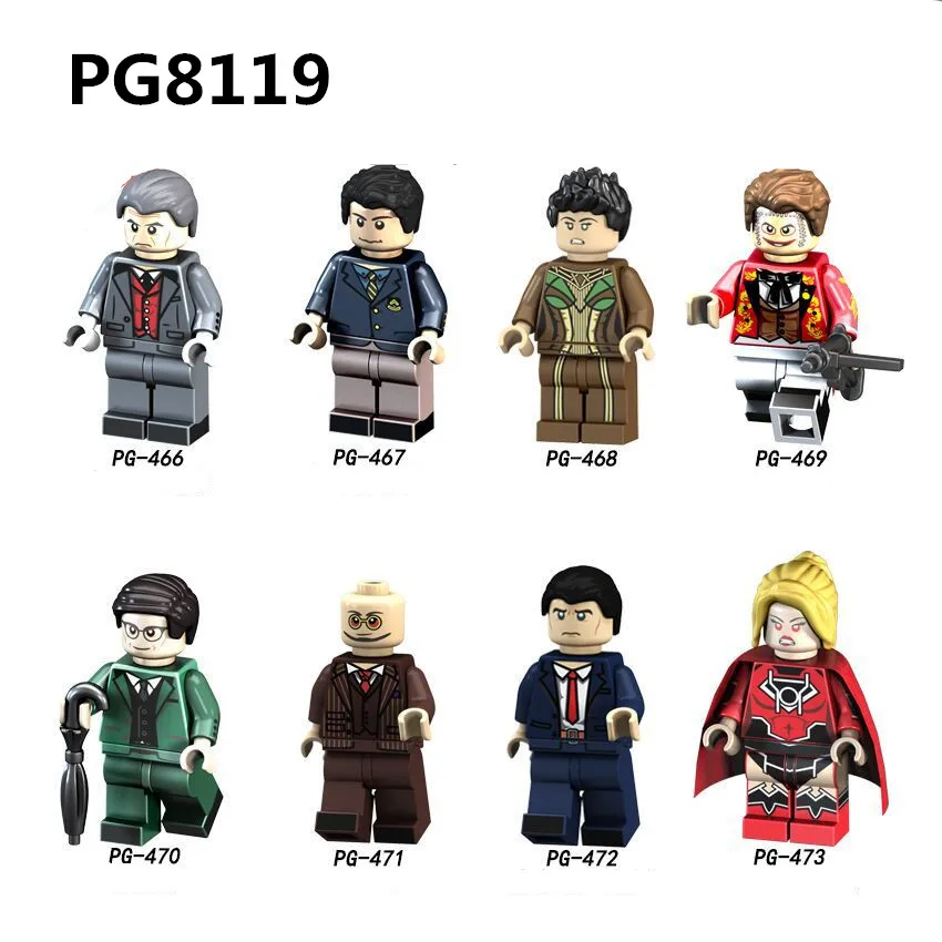 

PG8119 Super Heroes Bruce Wayne Riddler Jerome Hugo Strange SuperHero Building Blocks Bricks Toys for Children