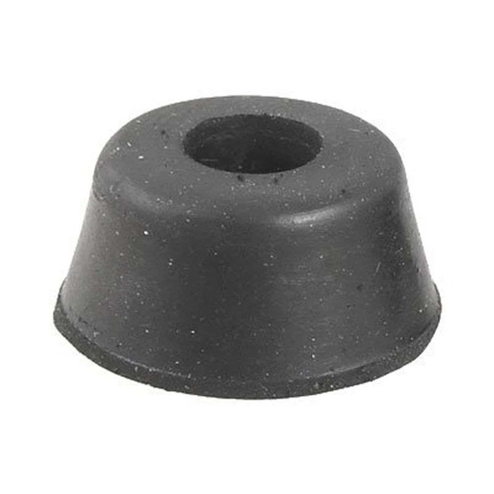

New! 10 pcs 22mm x 11mm CHair Table Leg Recessed Black Rubber Feet Pads