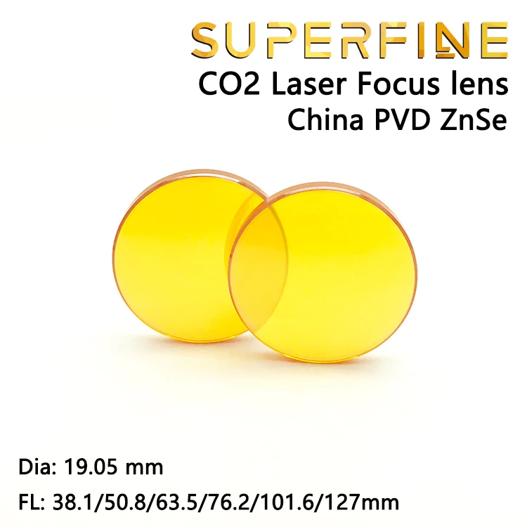 Лазерный фокус Znse Meniscus CO2 диаметр объектива 19 мм фокусное расстояние 38 1 50 8 63 5 76 2 101