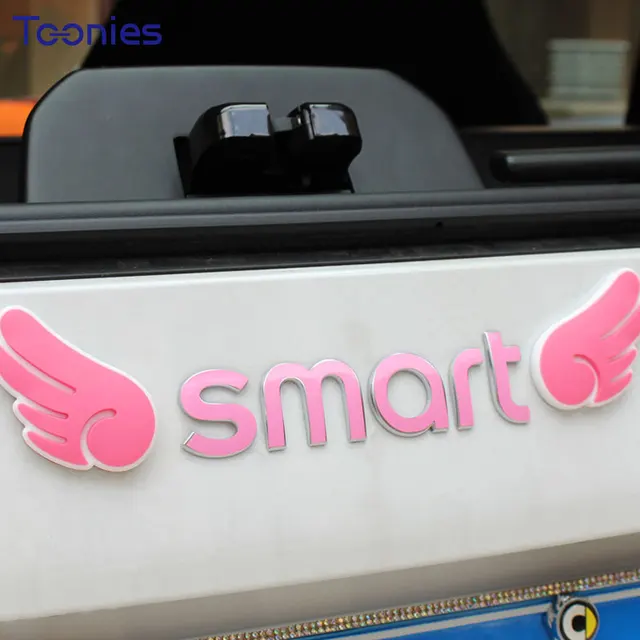 Film Car Sticker Smart Fortwo Auto Accessories Cover Cute Film Car Sticker Smart Fortwo Auto Accessories Cover Cute Cartoon Motorcycle Logo Decal 3 Colors Styling