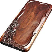 Большое количество Ebony чайный поднос цельный Ebony Chapan твердый дренажный чай морской кунг-фу чайный поднос домашний офисный кофейный столик