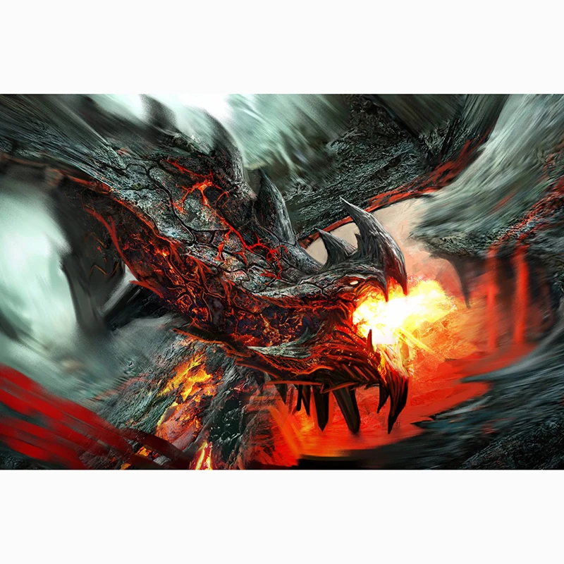 

5D DIY Full Square Diamond Painting Cross Stitch "Charizard" 3D Diamond Embroidery Rhinestone Mosaic Home Decor Gift