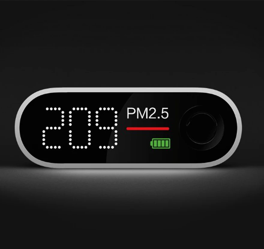 Xiaomi mi jia Smart PM2.5 детектор воздуха портативный чувствительный тестер качества воздуха светодиодный цифровой индикатор