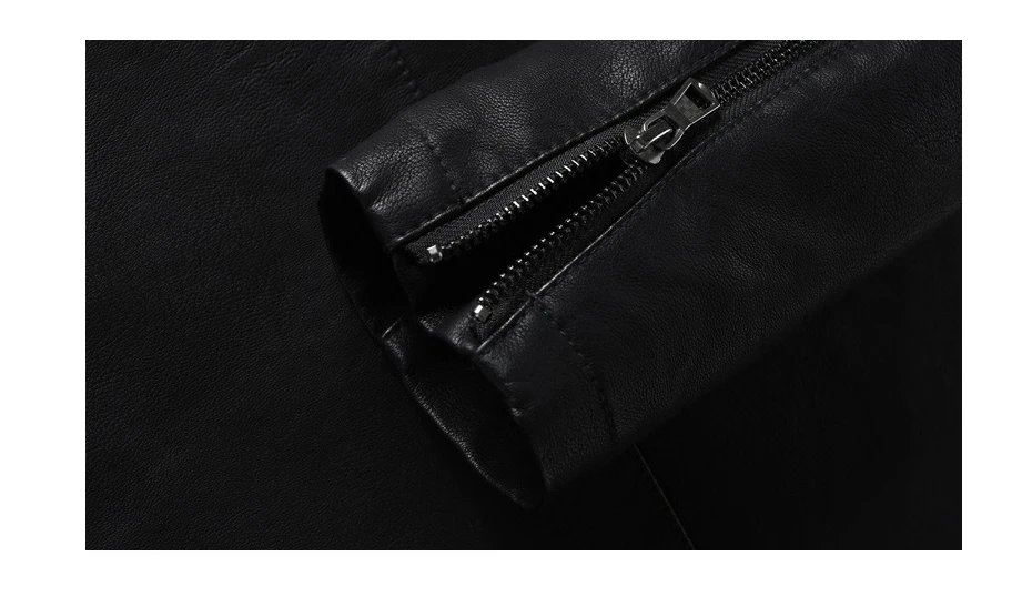 pu leather jacket