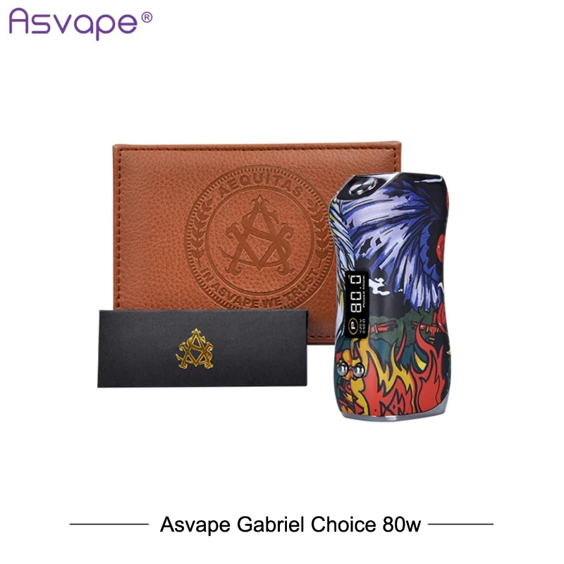 

New Electronic Cigarettes Mod Asvape Gabriel-Choice Mod 80w Temperature control ASV80 ChipSet 510 Vaporizer Mod Gabriel Choice
