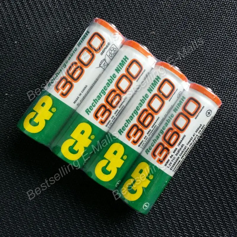 Купить 16 ШТ. NiMH АА 1.2 в gp aa ni-mh аккумулятор gp 3600 БАТЕРИЯ ...