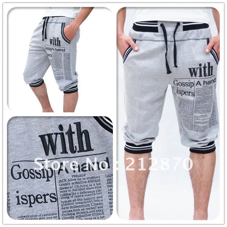 mens beach capri pants