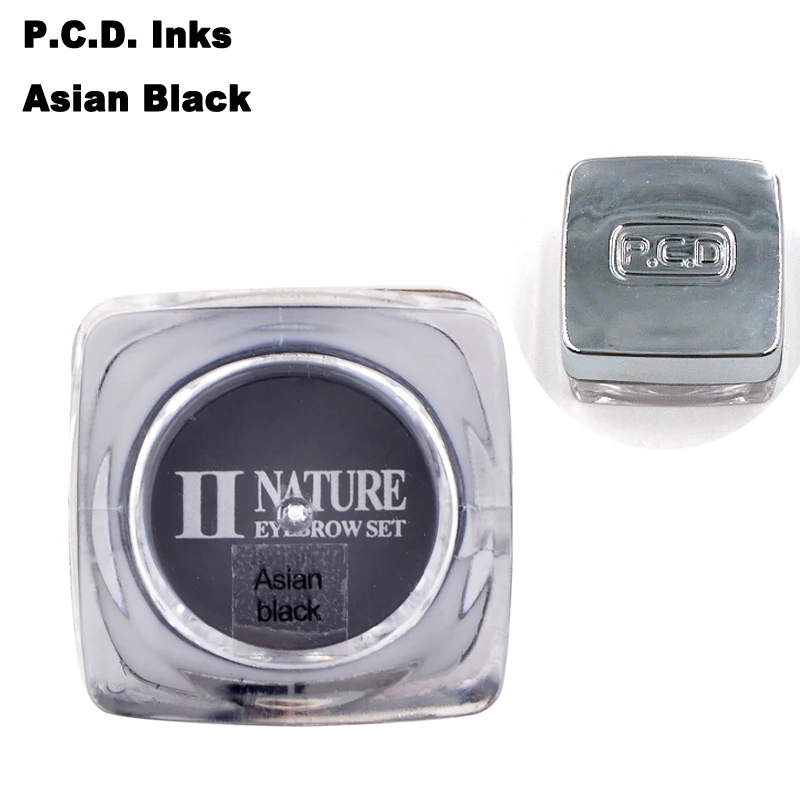 PCD-Bright-Coffee-Paint-Professional-Eyebrow-Micro-Tattoo-Ink-Set-Lips-Microblading-Permanent-Makeup-Pigment-Colorfastness-Asian-black