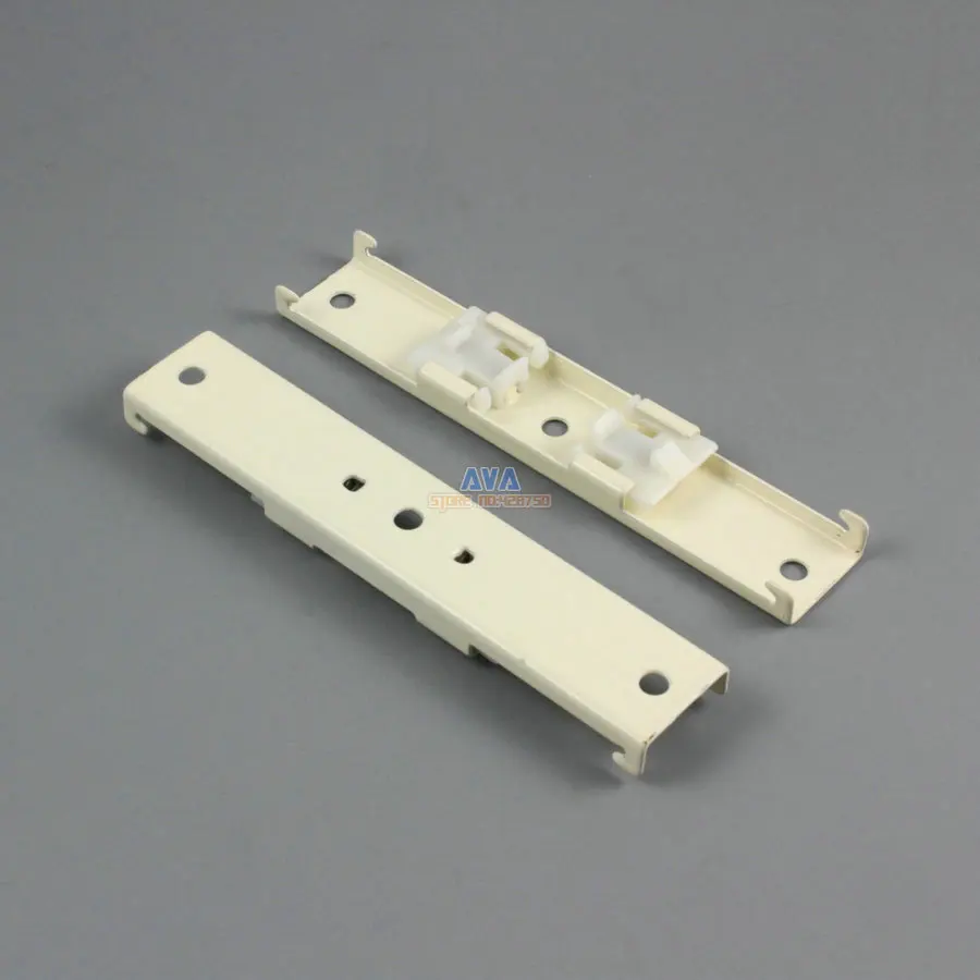 10 Pieces Curtain Track Bracket Curtain Dual Tracks Brace 106x20mmin