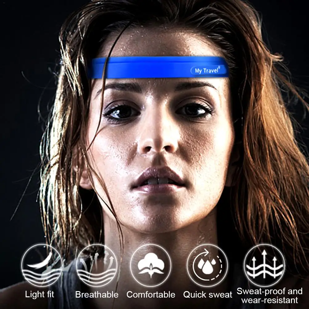 

Silicone Sweatband Long-Distance Multi-Purpose Wicking Strap Unisex Antiperspirant Sports Basketball Riding Running Equipment