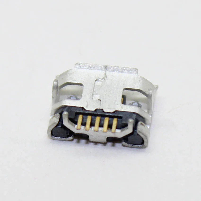 YuXi 100pcs/lot Micro 5pin usb connector charging connector DIP four