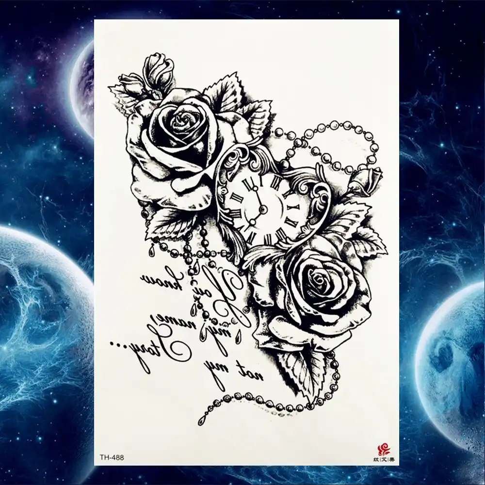 Clock Tattoos For Women