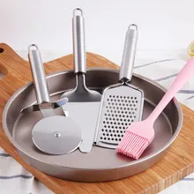 5 шт./компл. из нержавеющей стали для пиццы резак и пирог сервер нож для пиццы роликовый нож резак для сыра катушки инструмент лопатка для пиццы