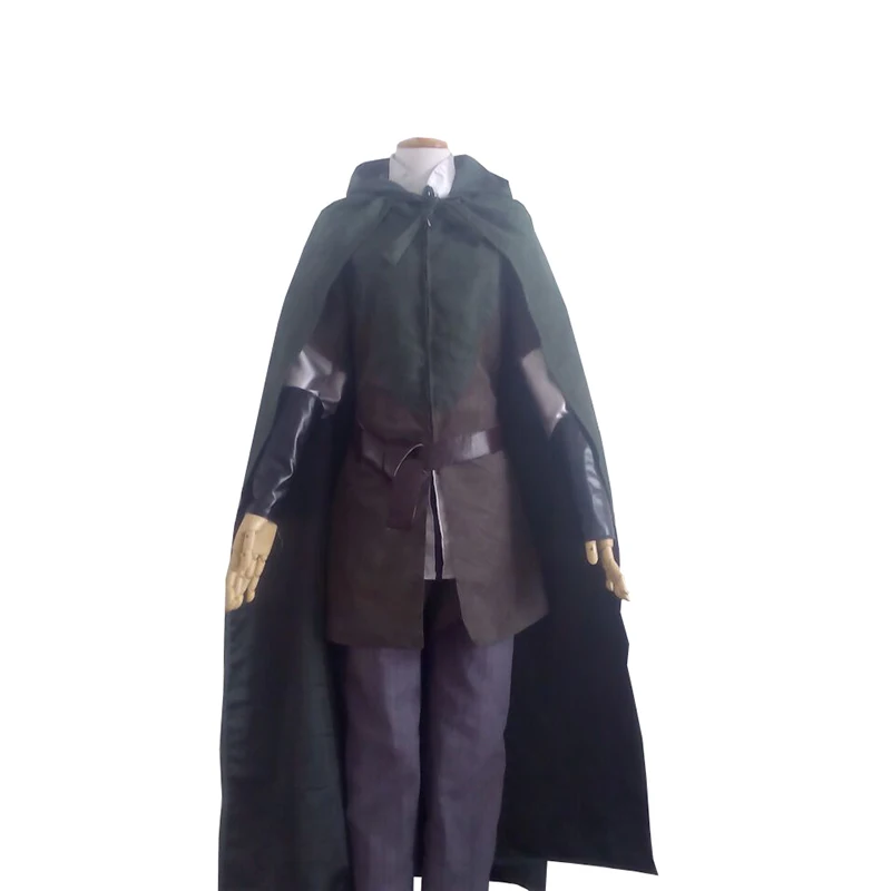 

The Lord Of The Rings Legolas Adult Costume Cosplay the hobbit cosplay Costume set top+pant+vest+cloak