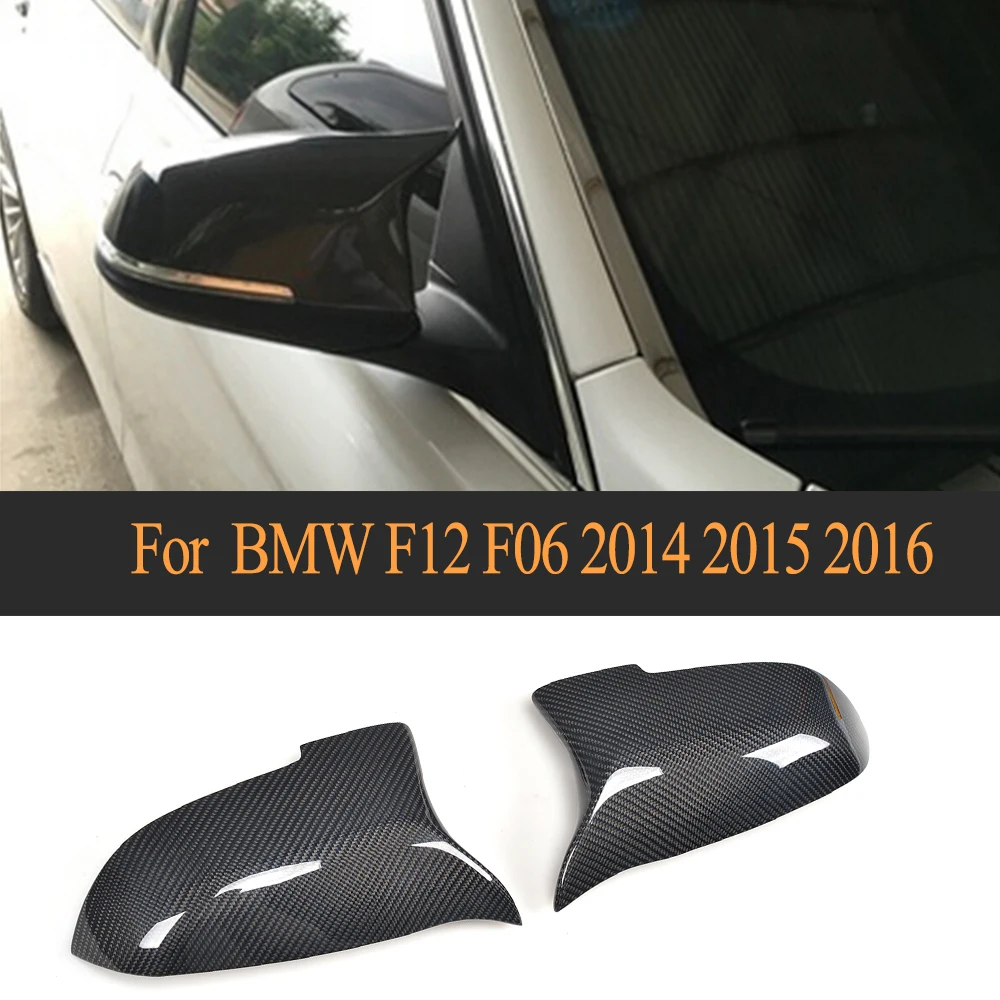 

6 Series Carbon Fiber Car Side Mirror Cover Caps For BMW F12 F06 2014-2016