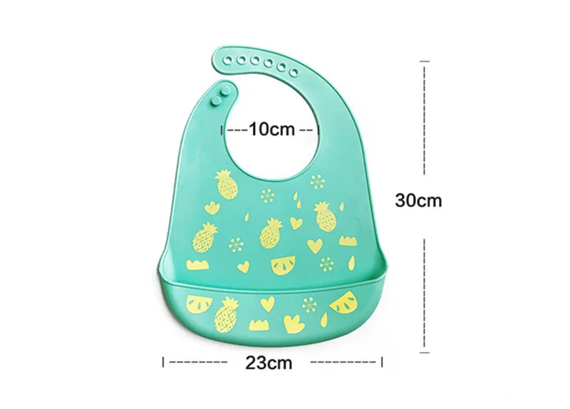 Мультфильм корона силиконовые детские нагрудники водонепроницаемые нагрудники ребенок мальчик фартук для Девочки Слюнявчики для кормления младенцев отрывистый ткани для детей забота о кормлении