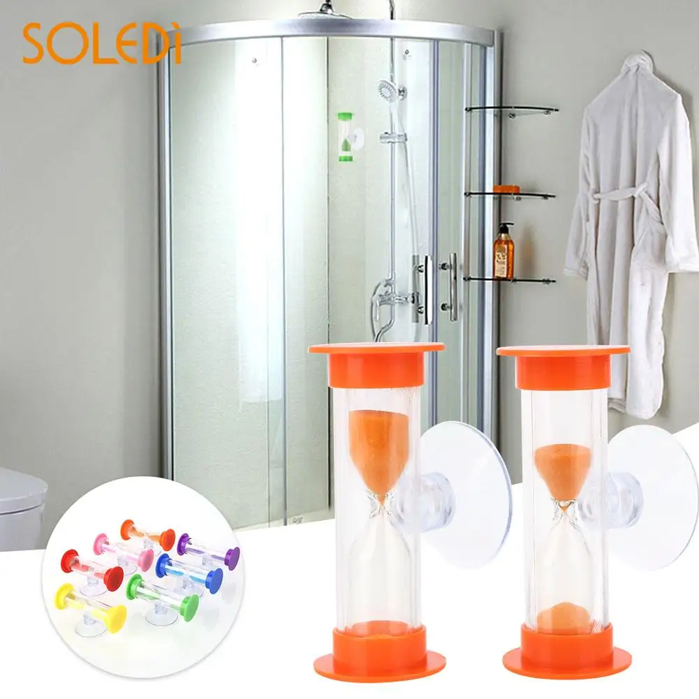 

ABS Sand Clock Toy Bathroom Home Practical Convenient Accessories Bathing Tool Gadget Shower Timer Colorful Hourglass