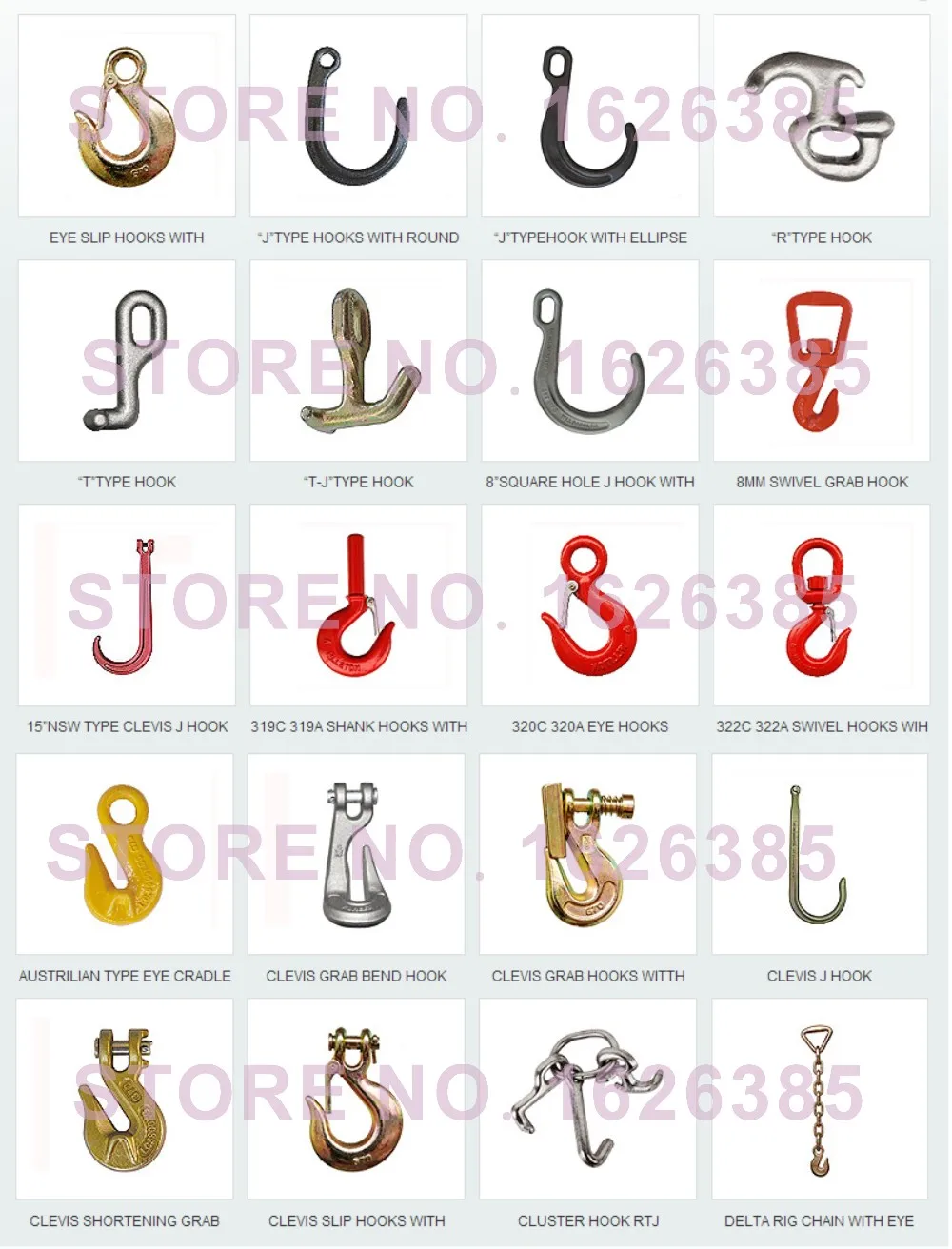 Steel Pipe Lifting Hook, Hardware Hook Pipe