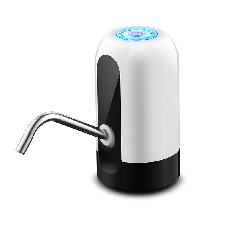 ICESTCHEF Электрический для бутылки с водой насос автоматический Электрический диспенсер для воды Портативный галлонов насос для питьевой воды машина - Цвет: Белый