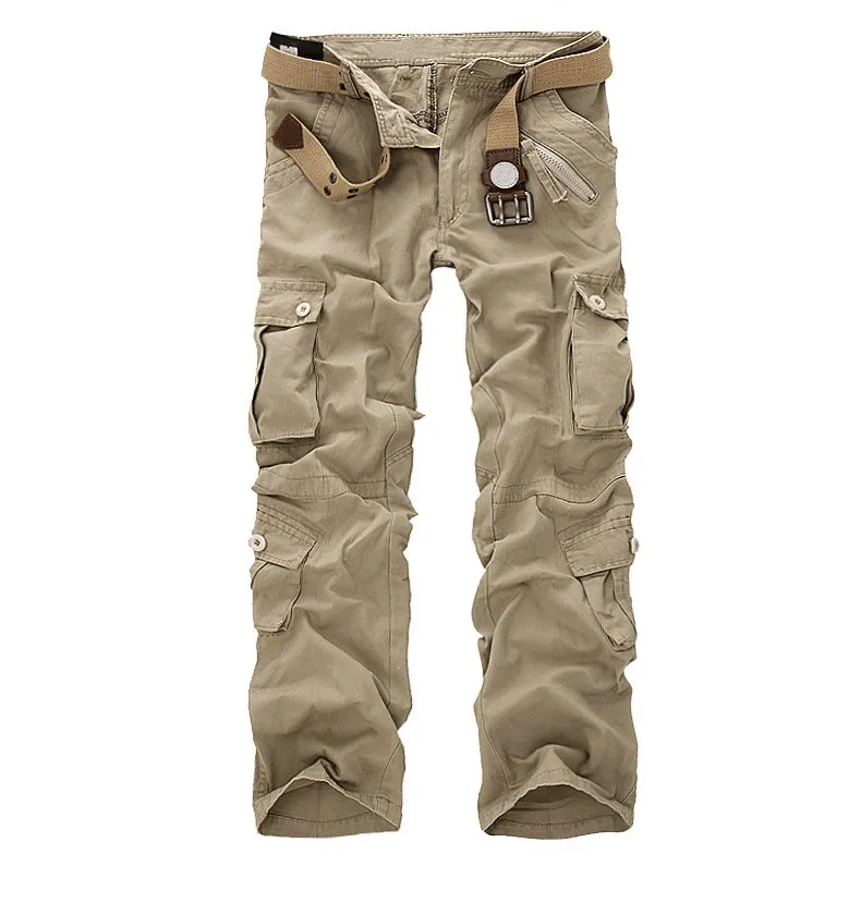 Multi-bolsos de Pesca Calças ao ar Masculino à Prova de Vento Calças de Carga Homens Tático Militar Facecozy Durável Caminhadas Livre Camping 21 Durável Caminhadas Calças Ao Ar Livre Masculino